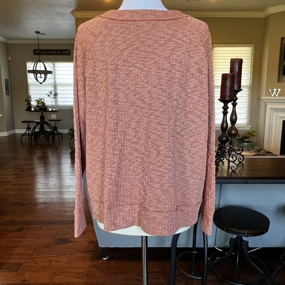 Turo By Vince Camuto Cardigan Sweater Women's Size XXL Button Front Textured 2XL - Picture 8 of 15